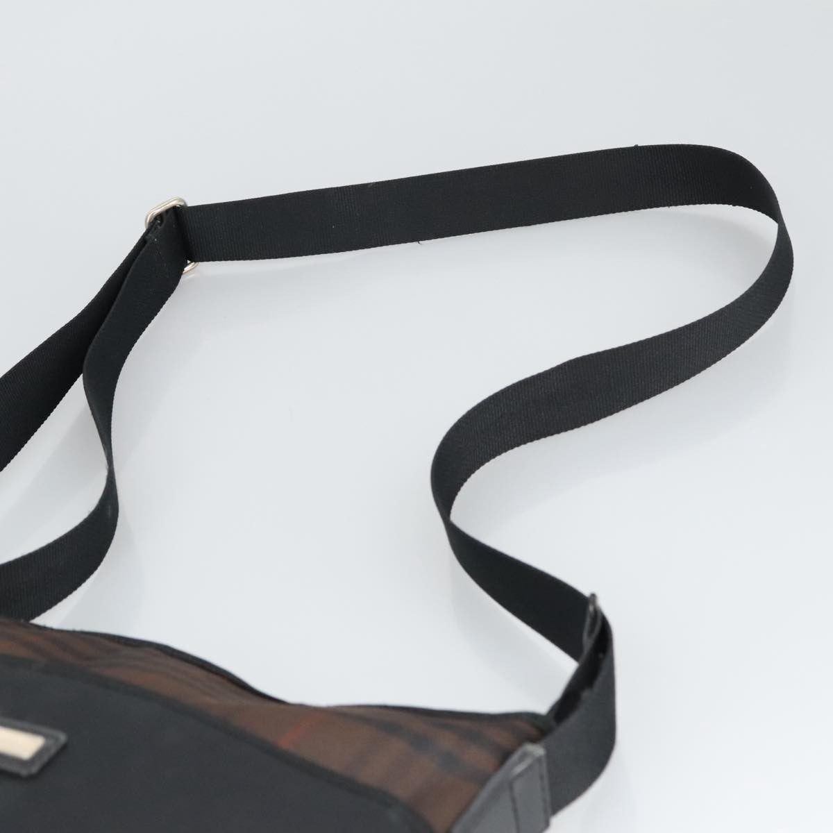 Burberry Vintage Shoulder Bag Nylon, BLACK, NYLON, Shoulder bag