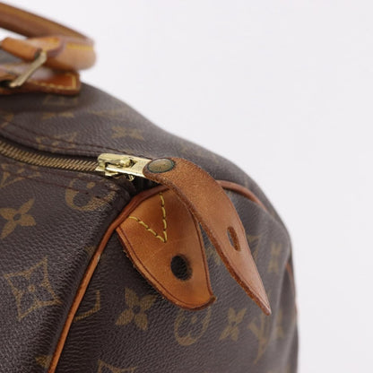 Louis Vuitton Speedy Handbag Monogram Canvas, Brown, Canvas, Handbag
