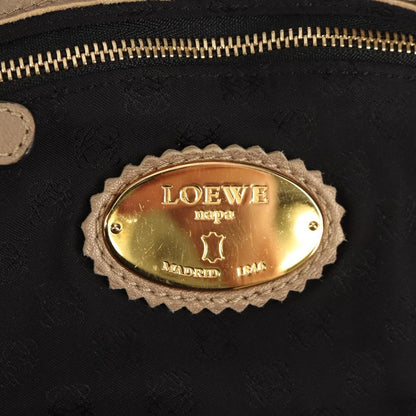 Loewe Anagram Logo Nappa Aire Hand Bag Leather, GOLD, LEATHER, Handbag