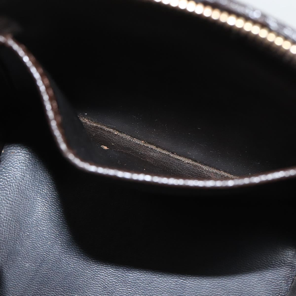 Chanel Vintage Timeless Vanity Case Caviar, BROWN, LEATHER, Handbag