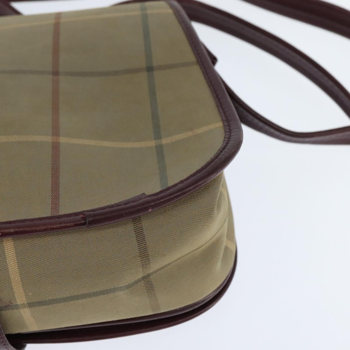 Burberry Nova check Shoulder bag Canvas, BEIGE, CANVAS, Shoulder bag
