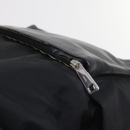 Fendi Front Pocket Monster Backpack Nylon and Leather, BLACK, NYLON, Backpack