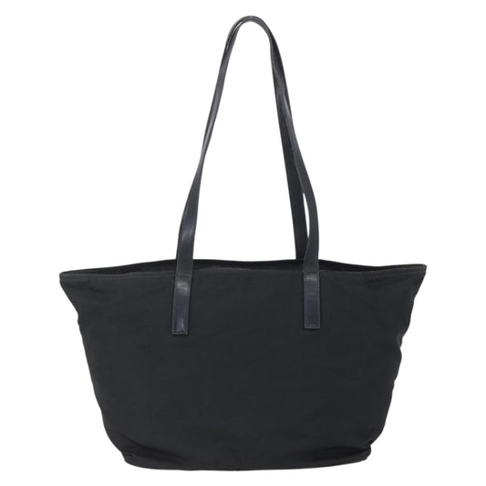 Prada Vintage Zip Tote Tessuto, BLACK, NYLON, Tote bag