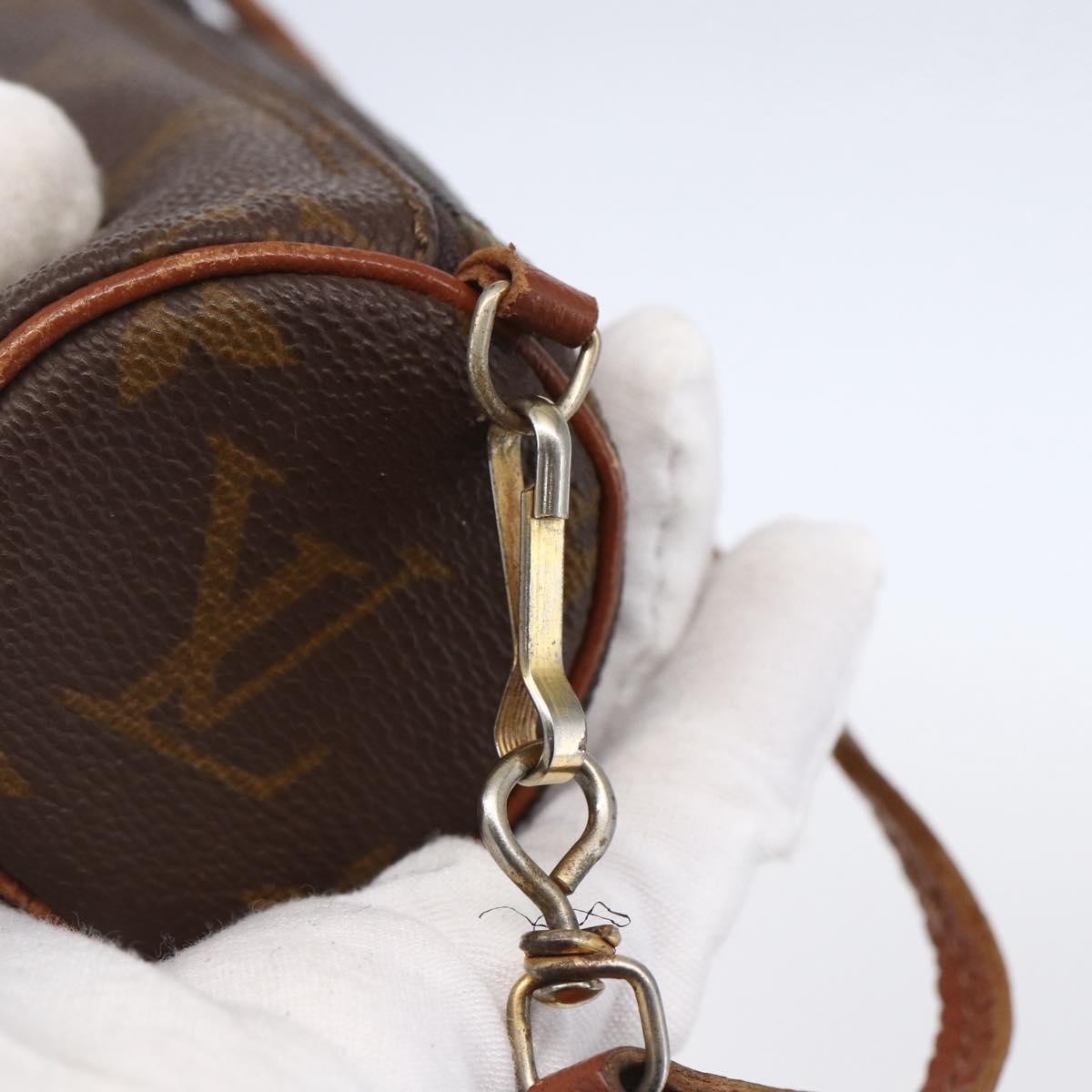 Louis Vuitton Papillon Pochette Monogram Canvas, BROWN, CANVAS, Clutche & pouche