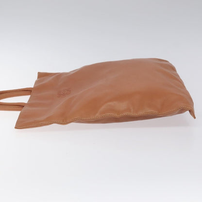 Loewe Anagram handbag Leather, BROWN, LEATHER, Handbag