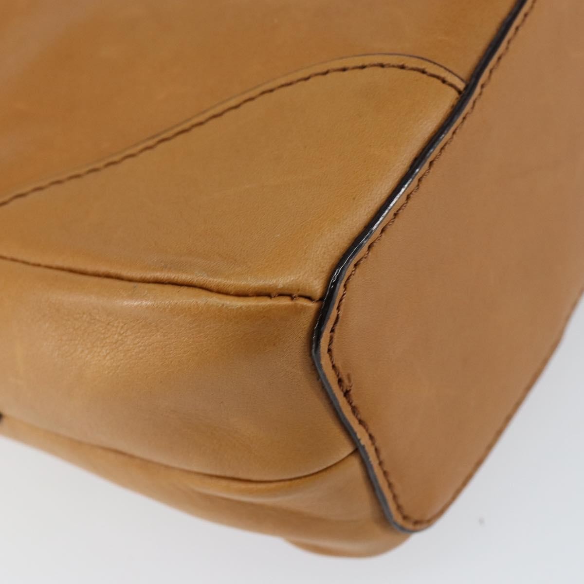 Chloe Vintage handbag Leather, BROWN, LEATHER, Shoulder bag