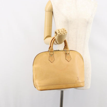 Louis Vuitton Alma Handbag Nomade Leather, BEIGE, LEATHER, Handbag