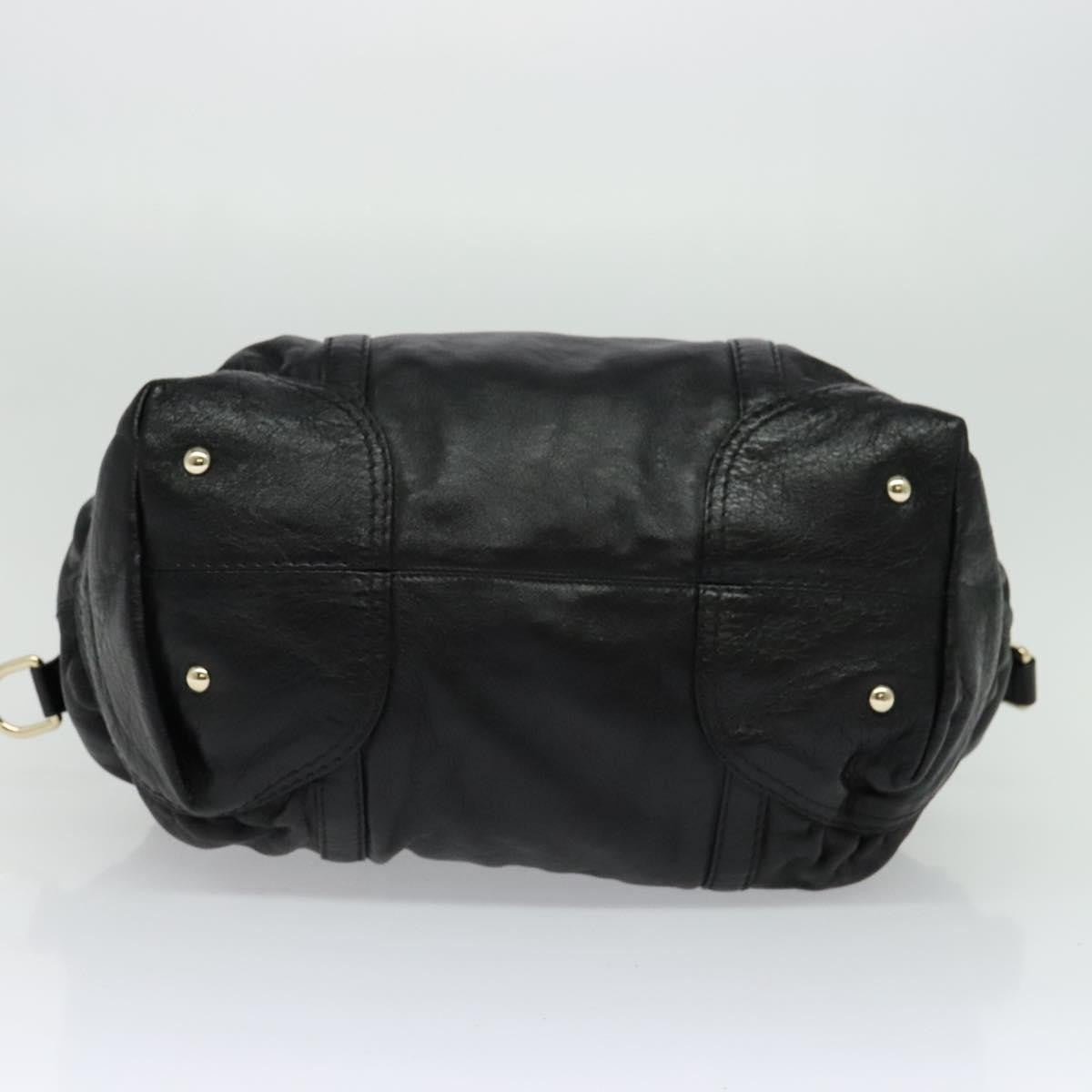 Gucci Nail Boston Bag Leather, BLACK, LEATHER, Travel bag