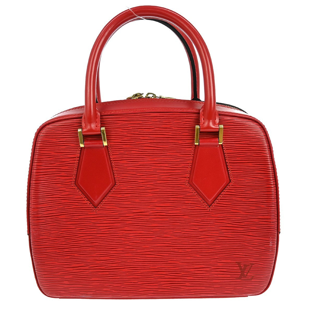 Louis Vuitton Sablons Handbag Epi Leather, RED, LEATHER, Handbag