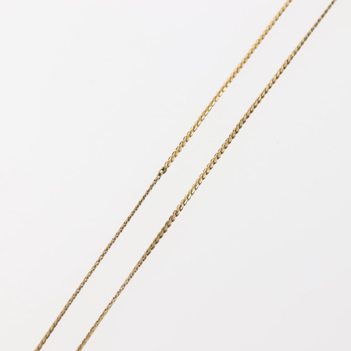 Christian Dior CD Logo necklace Metal, GOLD, METAL, Necklace