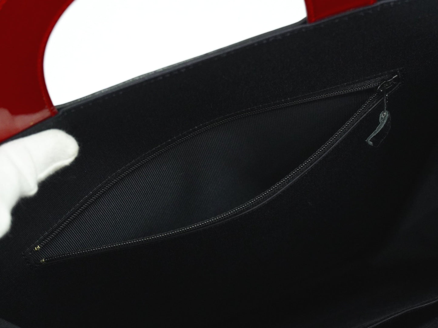 Chanel Vintage Portrait Tote Printed Leather and Quilted Patent, BLACK, PATENT_LEATHER, Tote bag