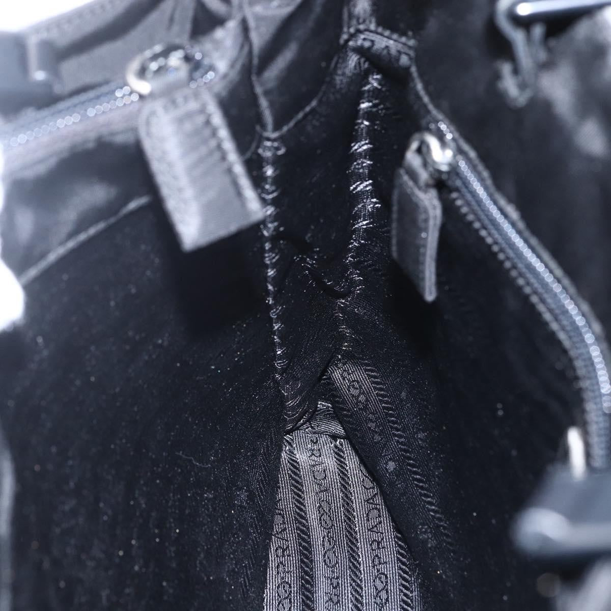 Prada Vintage Shoulder Bag Tessuto, BLACK, NYLON, Shoulder bag