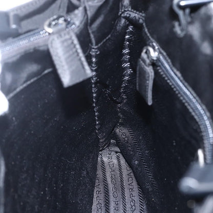 Prada Vintage Shoulder Bag Tessuto, BLACK, NYLON, Shoulder bag