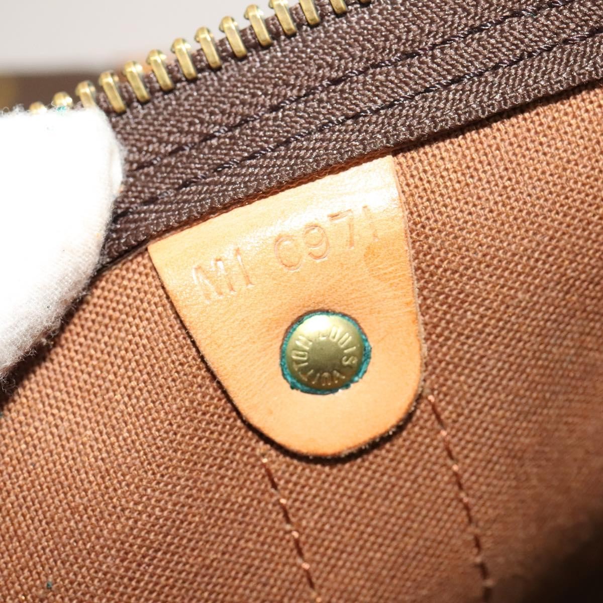 Louis Vuitton Keepall Bag Monogram Canvas, BROWN, CANVAS, Travel bag