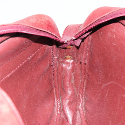 Christian Dior Vintage Shoulder Bag Leather, RED, LEATHER, Shoulder bag