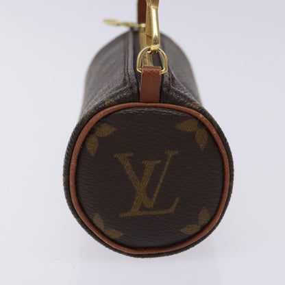 Louis Vuitton Papillon Pochette Monogram Canvas, BROWN, CANVAS, Handbag