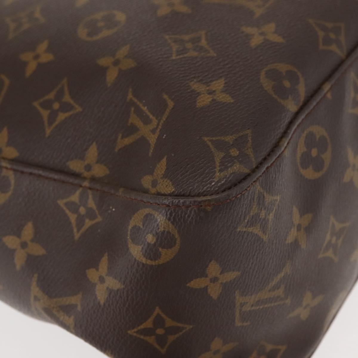 Louis Vuitton Looping Handbag Monogram Canvas, BROWN, CANVAS, Shoulder bag