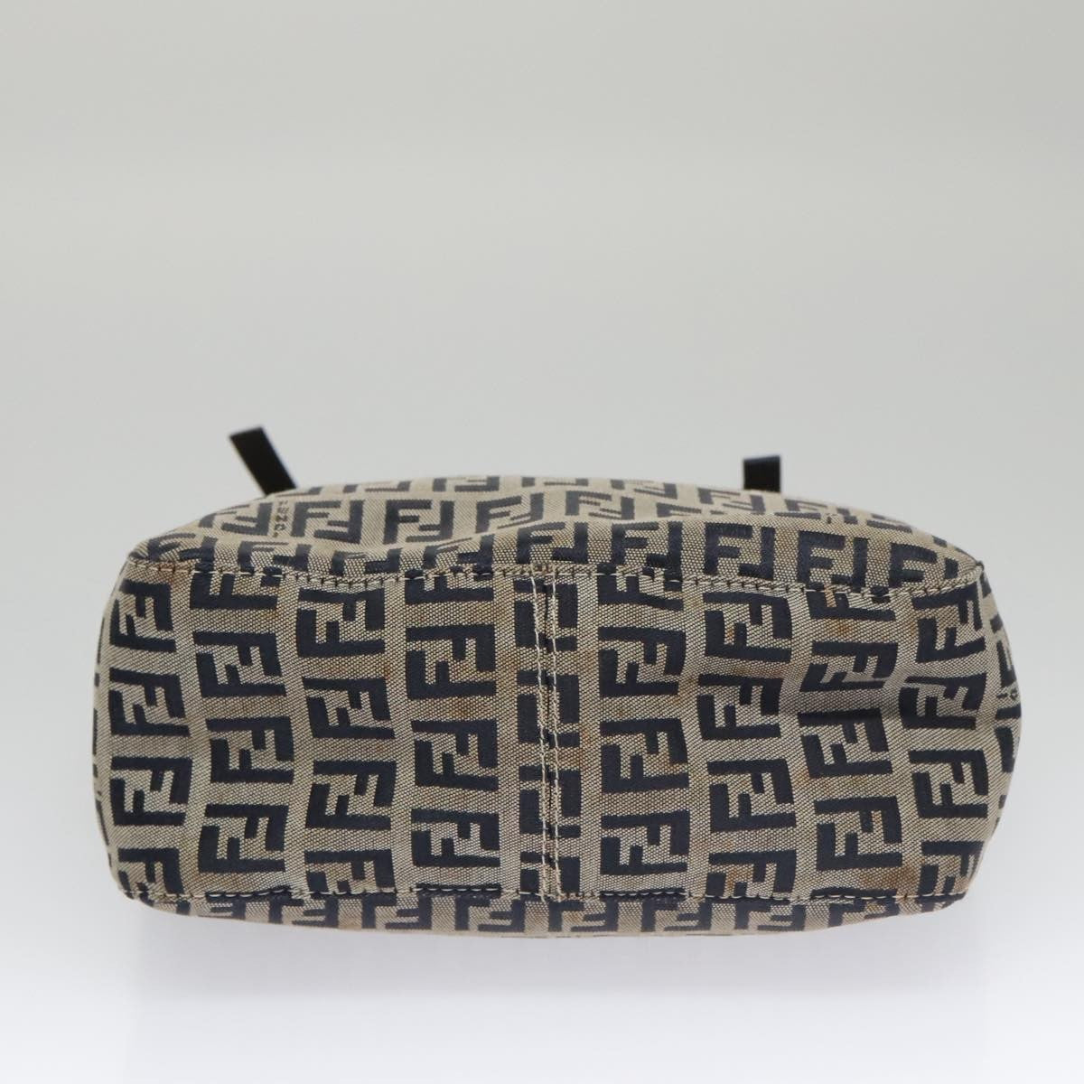 Fendi Vintage Shoulder Bag Zucca Canvas, NAVY, CANVAS, Handbag
