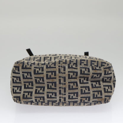 Fendi Vintage Shoulder Bag Zucca Canvas, NAVY, CANVAS, Handbag