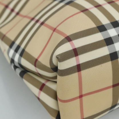 Burberry Top Handle Tote Nova Check Canvas, BEIGE, CANVAS, Tote bag