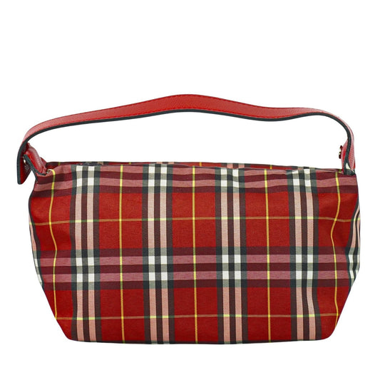 Burberry Nova Check Handbag Nova Check Canvas, RED, CANVAS, Clutche & pouche