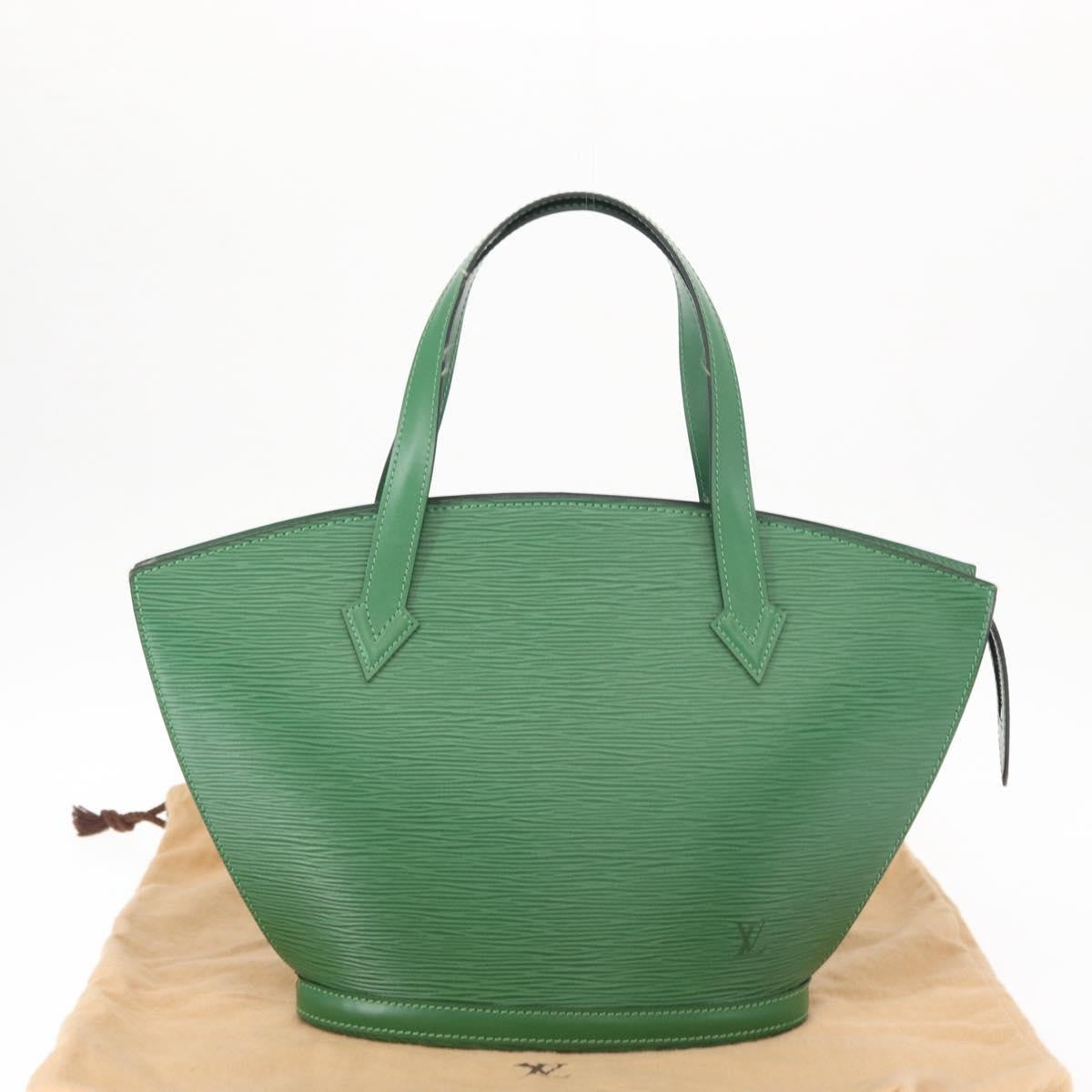 Louis Vuitton Saint Jacques Handbag Epi Leather, GREEN, EPI LEATHER, Handbag