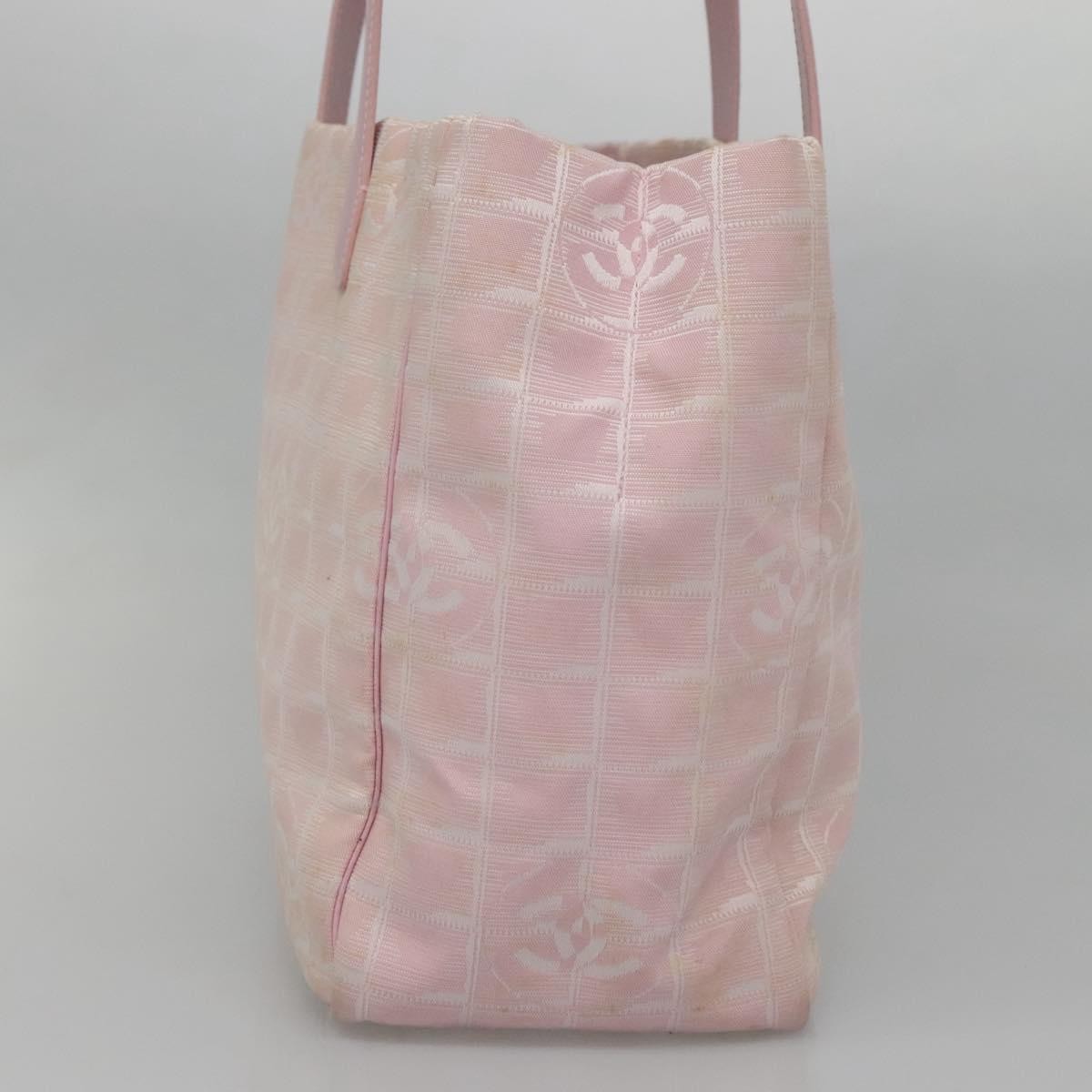 Chanel Travel Line Tote Nylon, PINK, NYLON, Tote bag