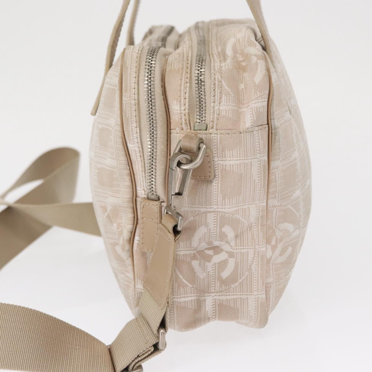 Chanel Travel Line Convertible Satchel Nylon, BEIGE, CANVAS, Handbag