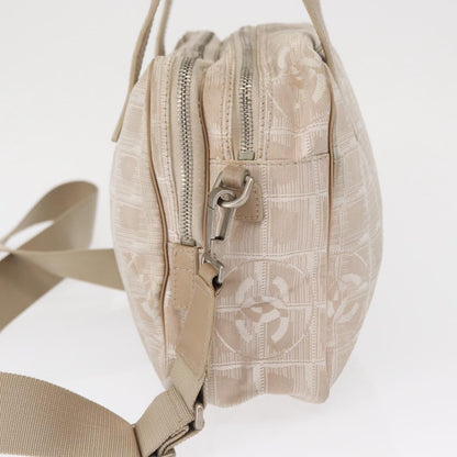 Chanel Travel Line Convertible Satchel Nylon, BEIGE, CANVAS, Handbag