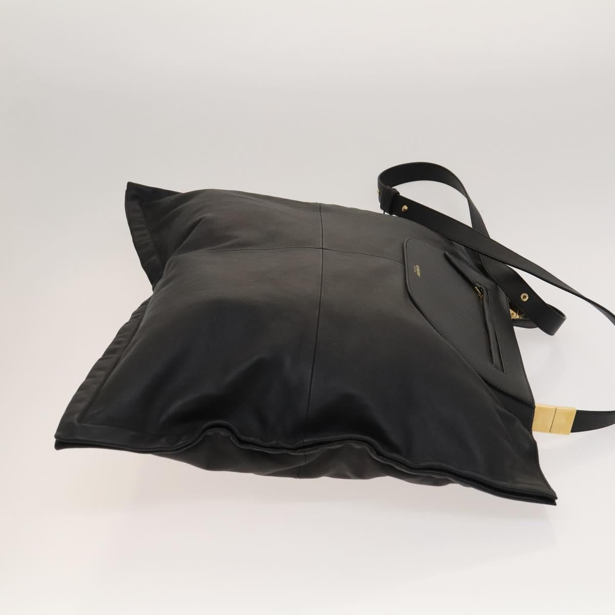 Burberry Vintage Shoulder Bag Leather, BLACK, LEATHER, Shoulder bag