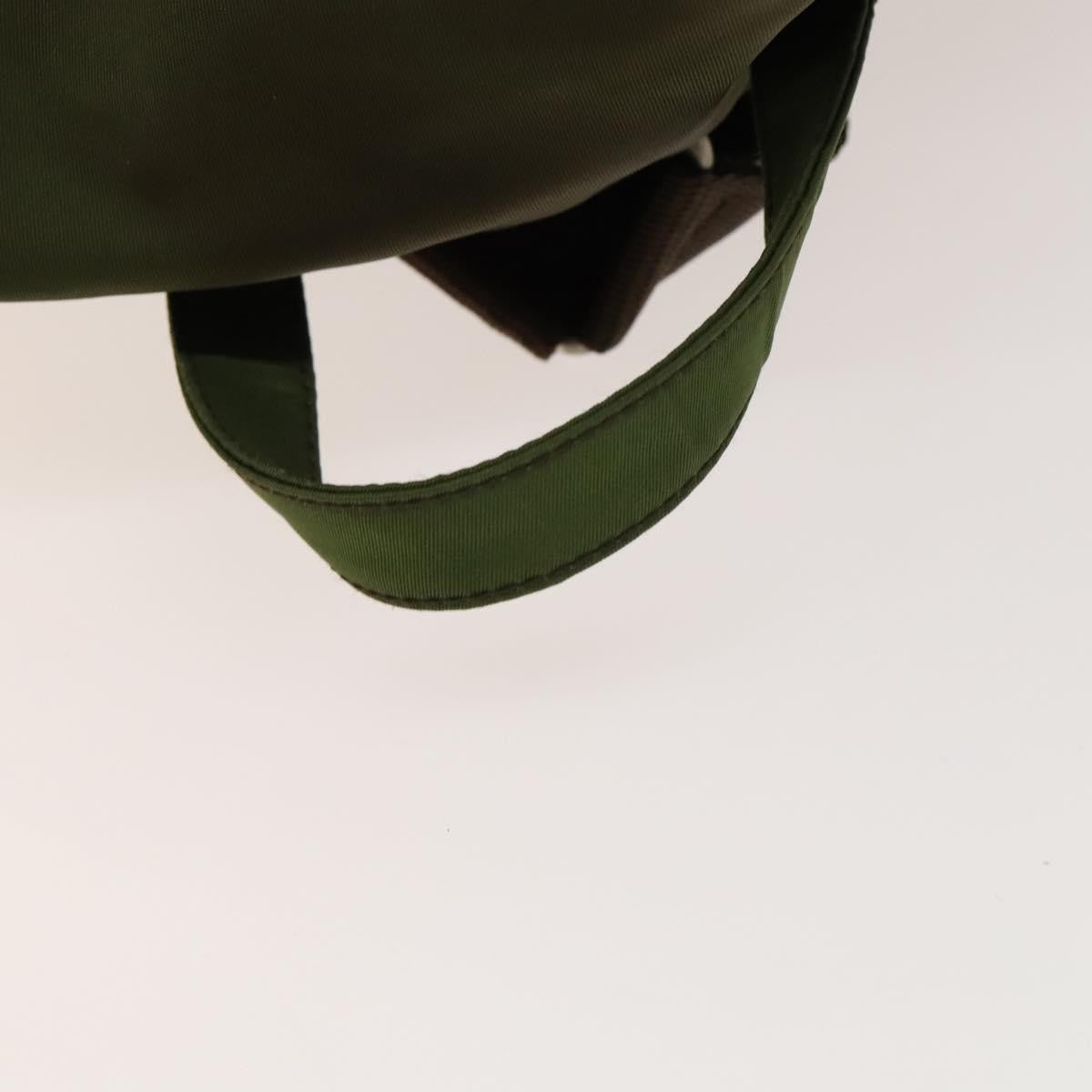 Prada Double Front Pocket Backpack Tessuto, KHAKI, NYLON, Backpack