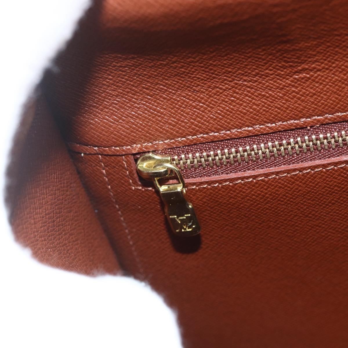 Louis Vuitton Saint Cloud Handbag Monogram Canvas, BROWN, CANVAS, Shoulder bag