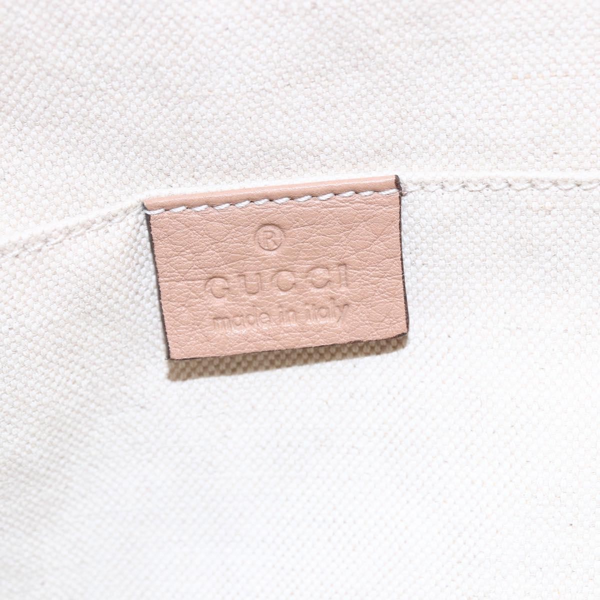 Gucci Vintage Bamboo Backpack Leather, BEIGE, LEATHER, Backpack