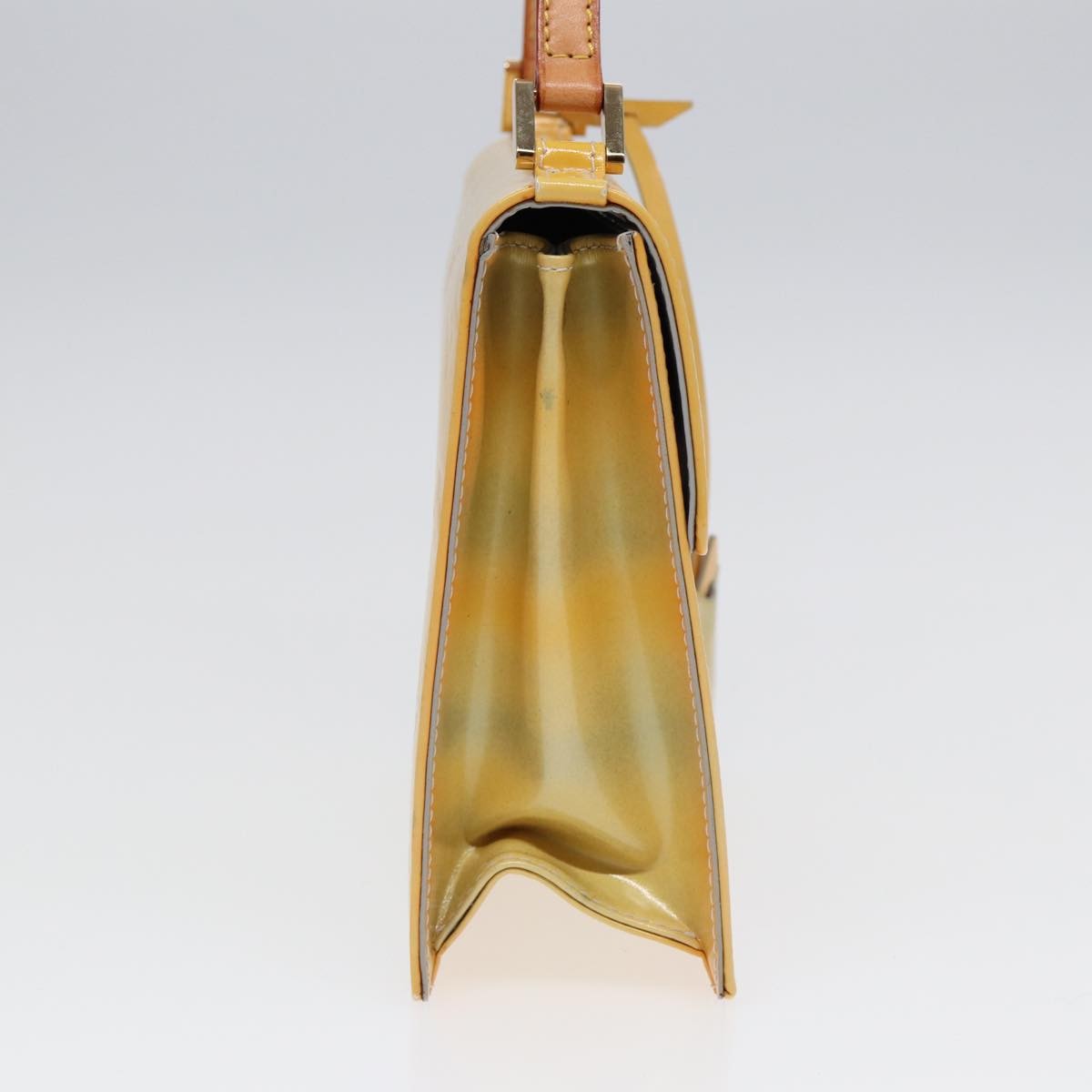 Louis Vuitton Spring Street Handbag Monogram Vernis, BEIGE, PATENT_LEATHER, Handbag