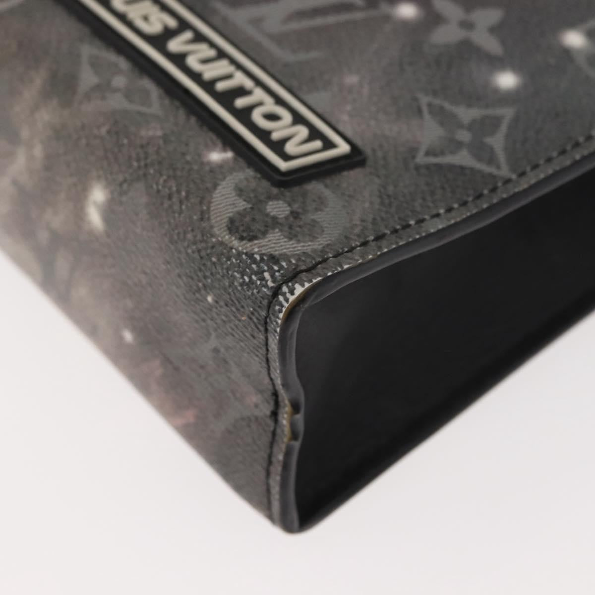 Louis Vuitton Pochette Voyage Monogram Eclipse Canvas, GRAY, CANVAS, Clutche & pouche