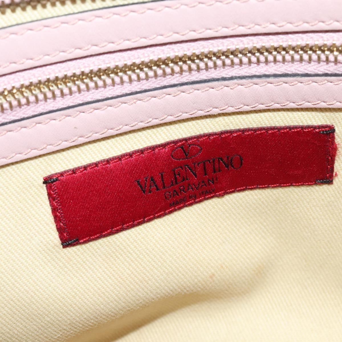 Valentino Garavani Rockstud Tote Rigid Leather, PINK, LEATHER, Tote bag