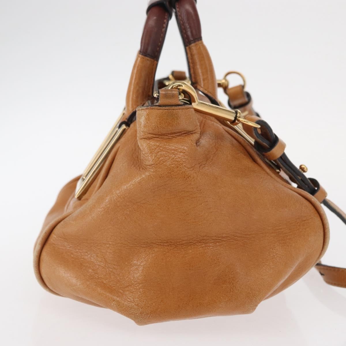 Chloe Ethel Handbag Leather, BROWN, LEATHER, Handbag
