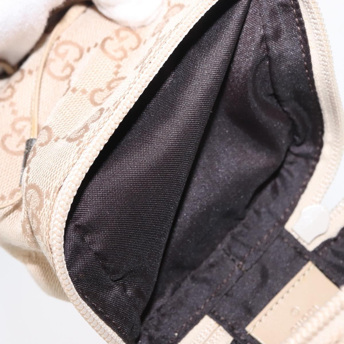 Gucci GG canvas pouch Canvas, BEIGE, CANVAS, Clutche & pouche