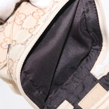 Gucci GG canvas pouch Canvas, BEIGE, CANVAS, Clutche & pouche