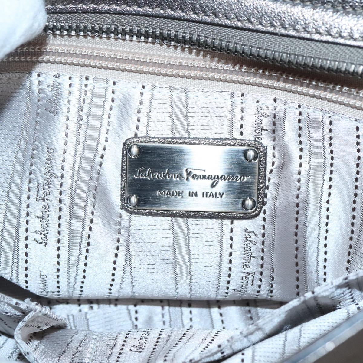 Salvatore Ferragamo Sofia Satchel Smooth Leather, GOLD, LEATHER, Handbag