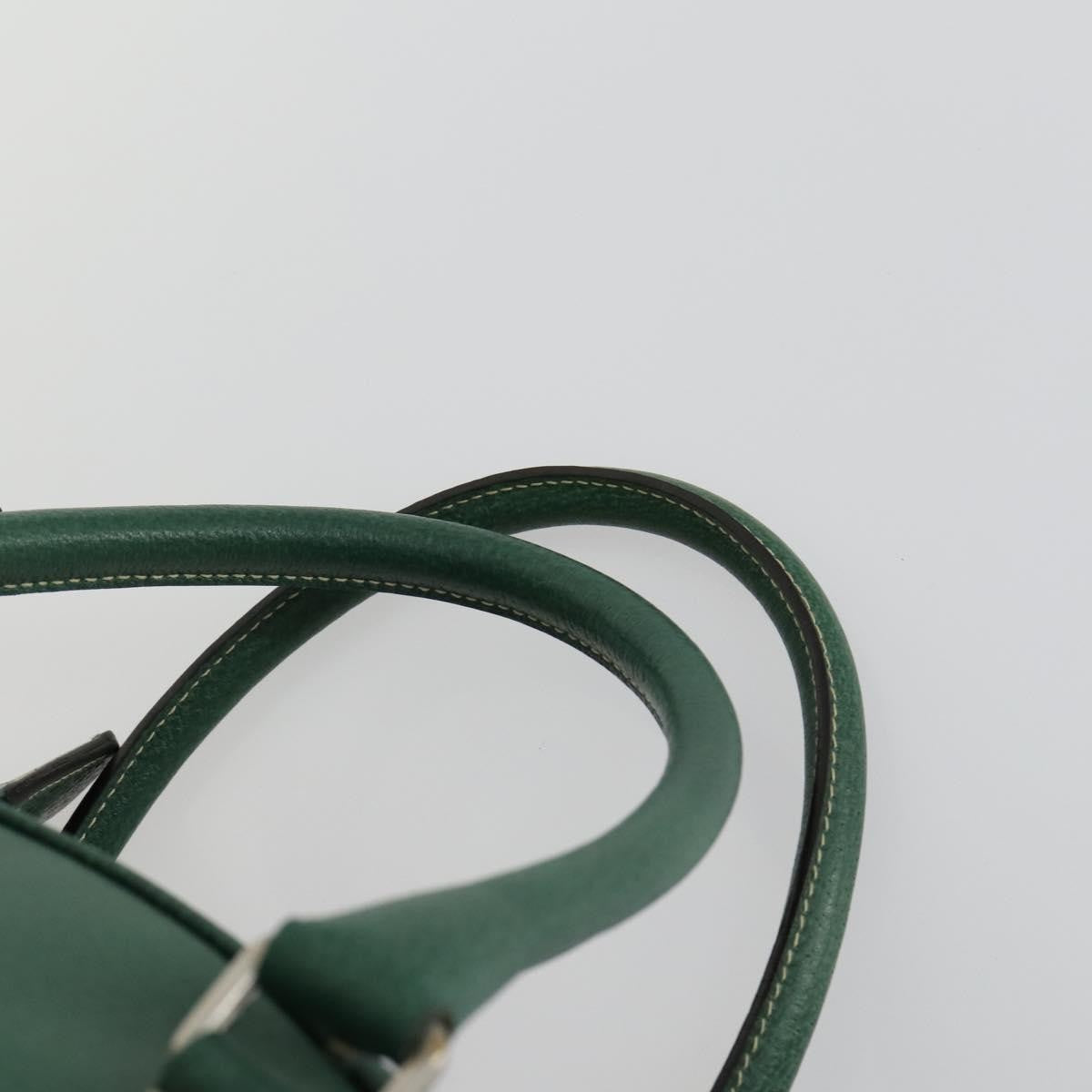 Prada Vintage Boston Bag Leather, GREEN, LEATHER, Travel bag