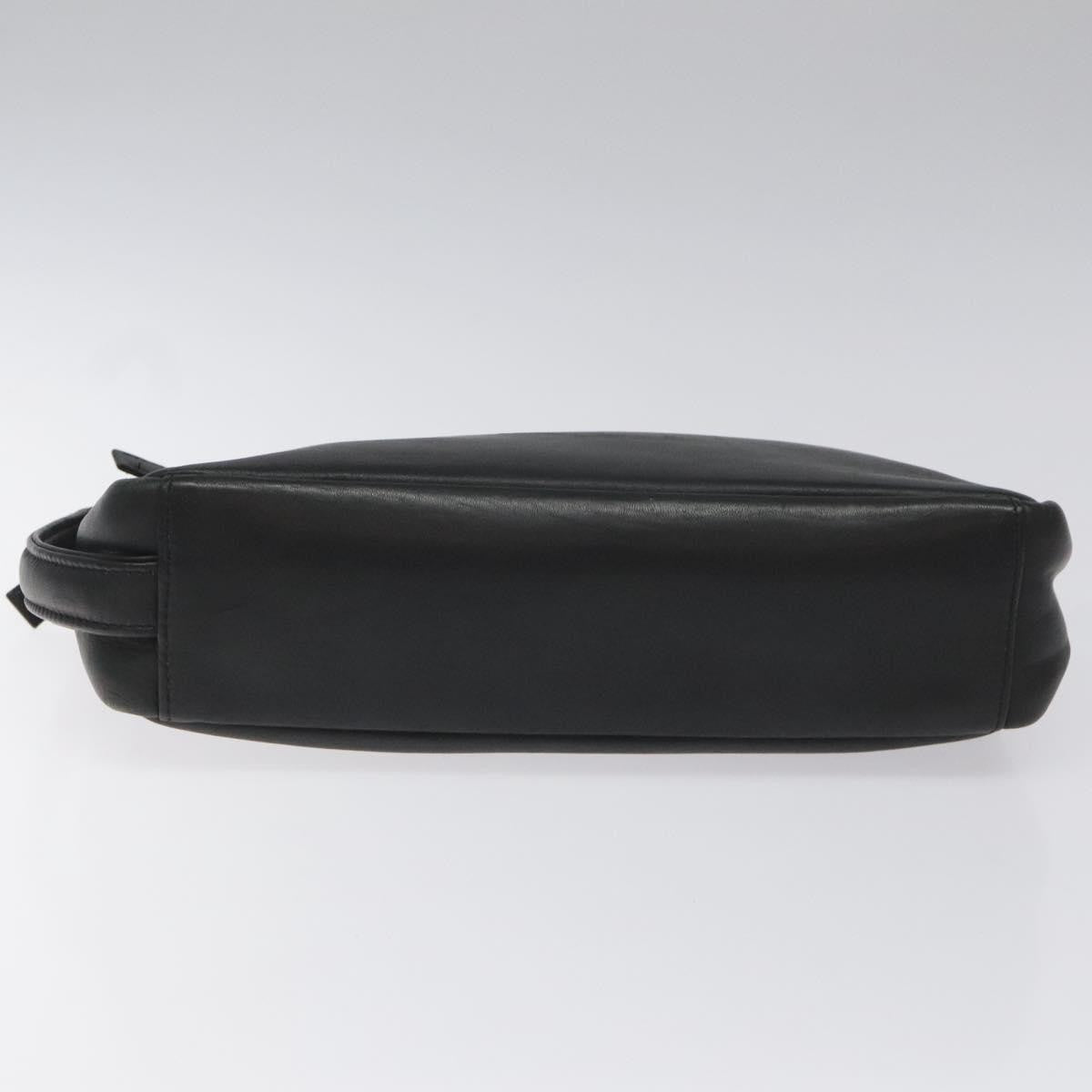 Balenciaga Vintage Pouch Leather, BLACK, LEATHER, Clutche & pouche