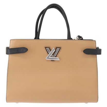 Louis Vuitton Twist Tote Epi Leather, BEIGE, LEATHER, Tote bag