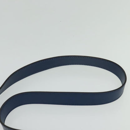 Gucci Zip Top Messenger Bag Diamante Leather, BLUE, LEATHER, Shoulder bag