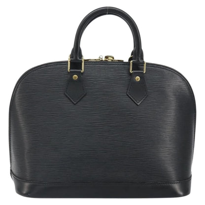 Louis Vuitton Alma Handbag Epi Leather, BLACK, LEATHER, Handbag