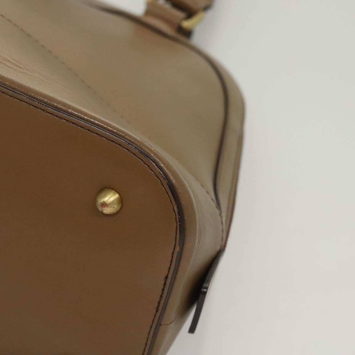 Burberry Vintage Zip Dome Bag Leather, BROWN, LEATHER, Handbag