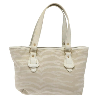 Fendi Vintage Tiger Tote Canvas, WHITE, CANVAS, Tote bag