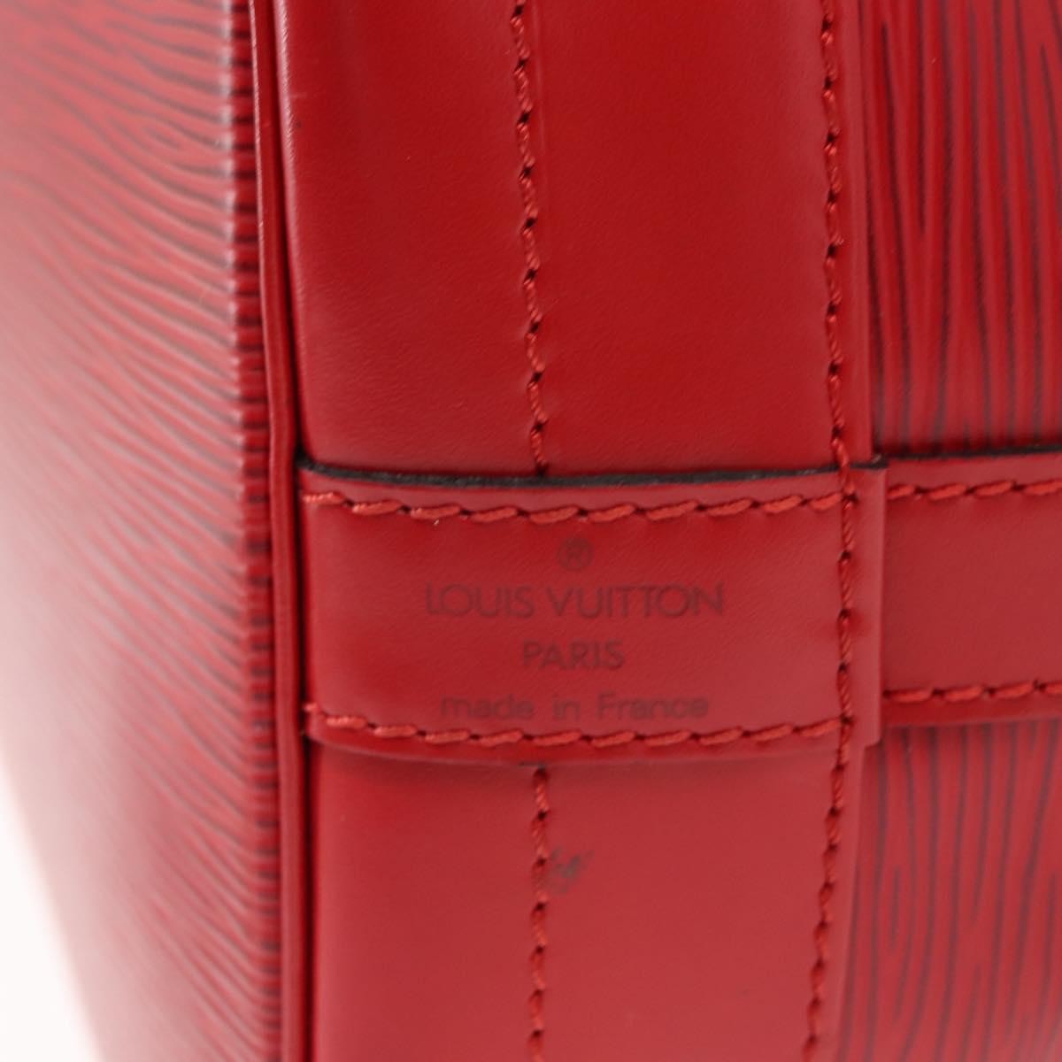 Louis Vuitton Noe Handbag Epi Leather, RED, LEATHER, Shoulder bag