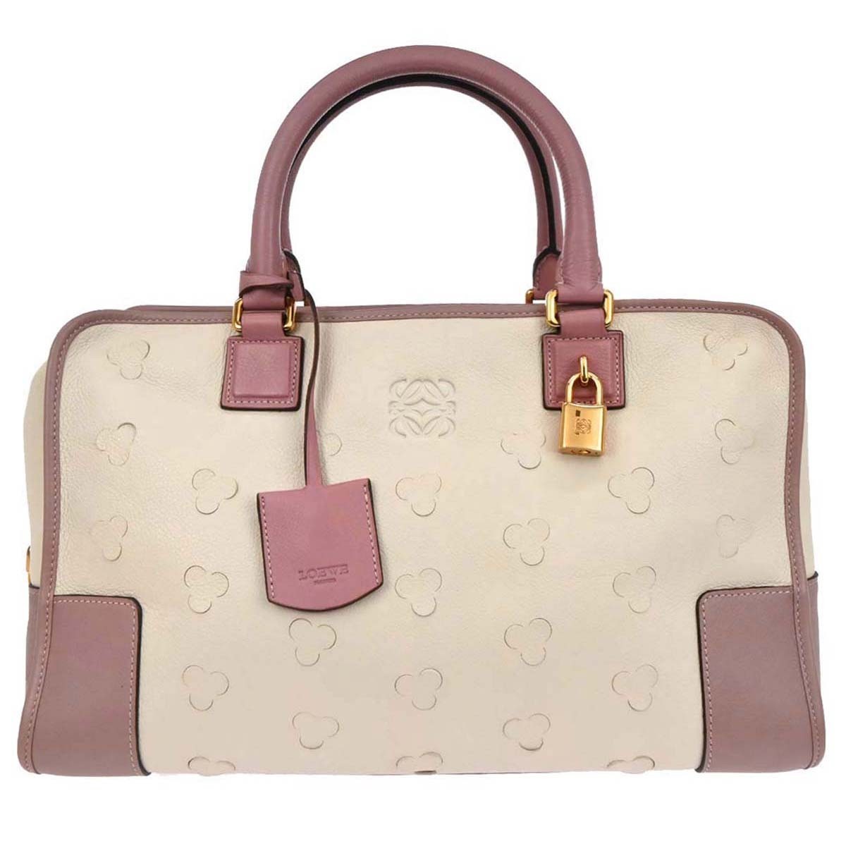 Loewe Amazona Bag Leather, ECRU, LEATHER, Bag
