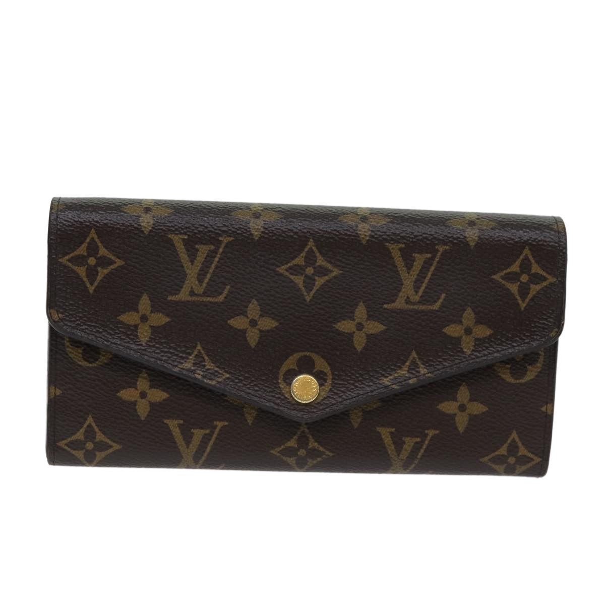 Louis Vuitton Sarah Wallet NM Monogram Canvas, BROWN, CANVAS, Wallets